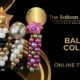 The Balloon Academy online tutorial class on balloon columns, herringbone column, 4-colour spiral column, floral column, gender reveal balloon columns training